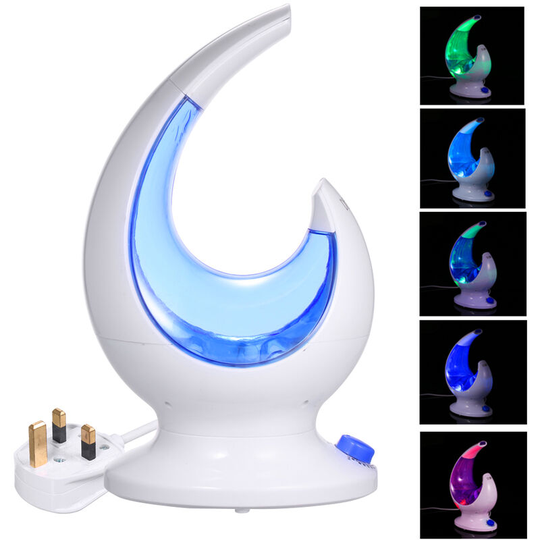Decdeal - Ultrasonic Air Humidifier Aroma Diffuser Large Capacity Essential Oil Diffuser with Colorful LEDs Nightlight