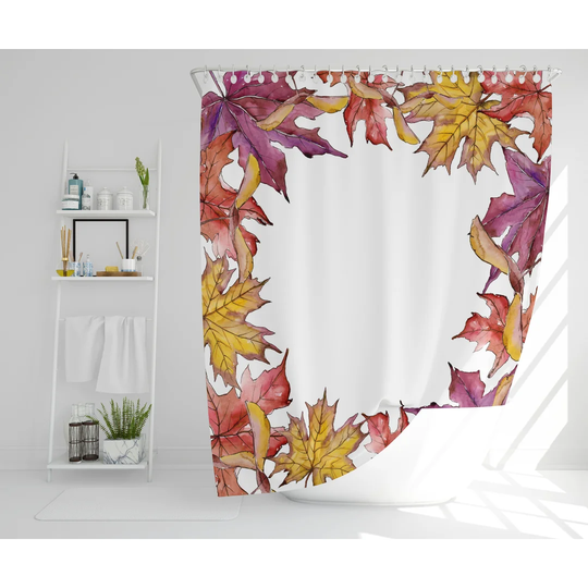 Indio 2 Piece Polyester Shower Curtain Set