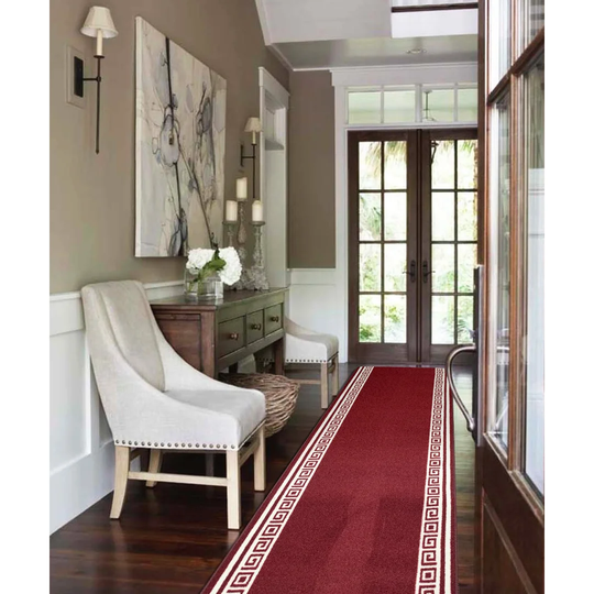 Melina Hooked Red Rug