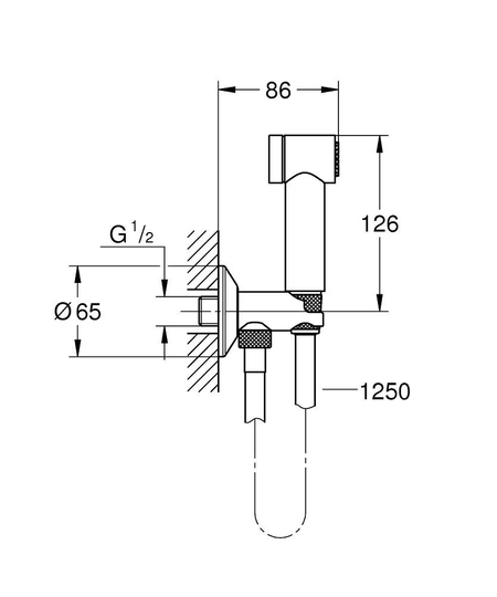 Thermostatic Shower with Handheld Shower Head