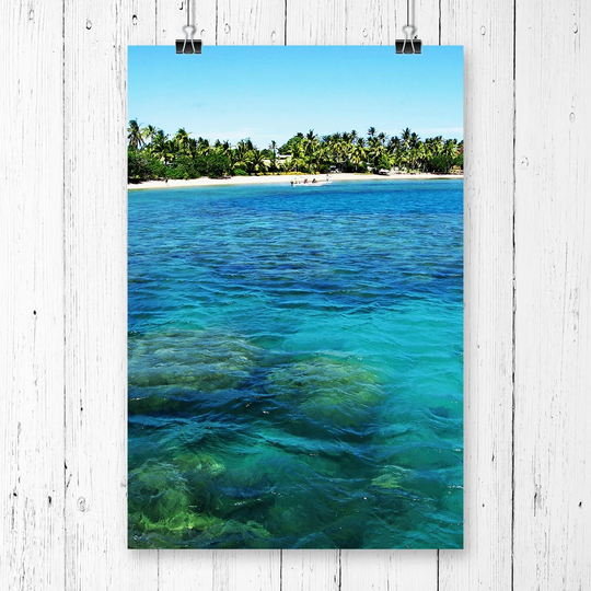 'Fiji Beach Landscape' Graphic Art