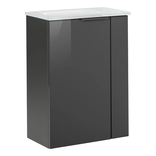 Li Anthracite 2 Piece 440mm Bathroom Furniture Suite