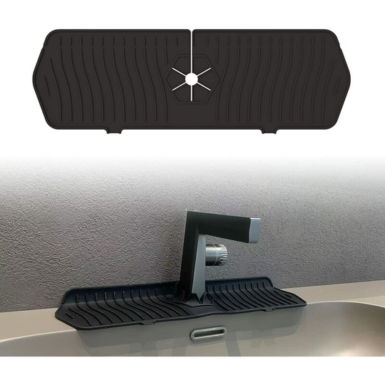 Perlerare - Silicone Kitchen Sink Splash Guard Mats, Sink Anti-Drip Sink Protectors