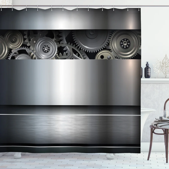 Bhavan 13 Piece Polyester Shower Curtain Set