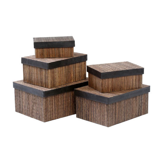 5 Piece Lidi Storage Box Set