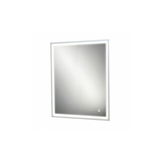 Vanquish 50 Recessed led Aluminium Mirror Cabinet - 500mm Wide - 47600 - Aluminium - HIB