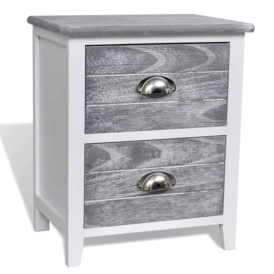 Northallert 2 Drawer Bedside Table