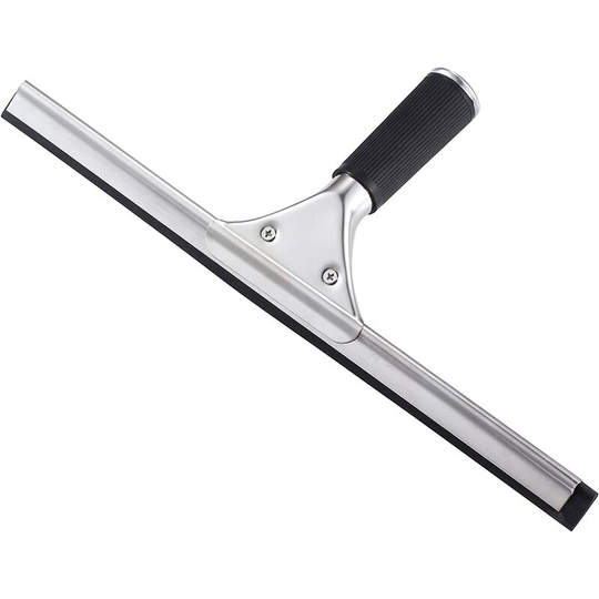 Perle Rare - Shower Squeegee Window Squeegee Stainless Steel Household Water Cleaning Squeegee Wiper For Bathroom Window 35cm.
