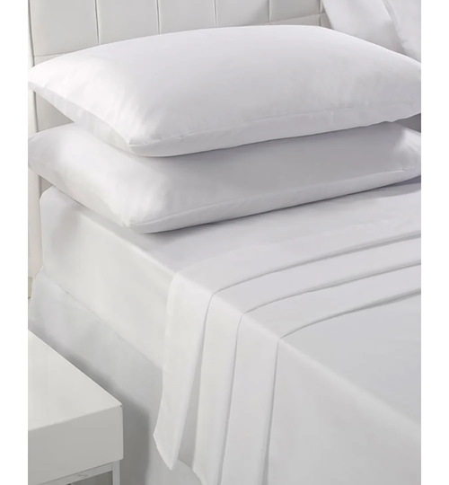 Mulli 400 Thread Count 100% Cotton Sateen Flat sheet