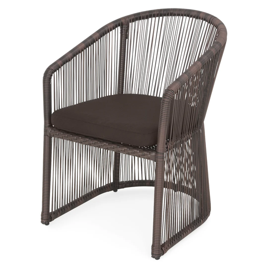 Besek Patio Dining Armchair with Cushion
