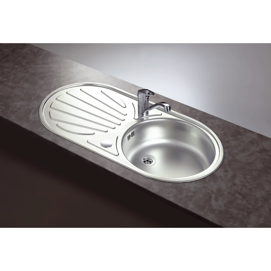 85.5cm x 44.5cm Single Bowl Kitchen Sink
