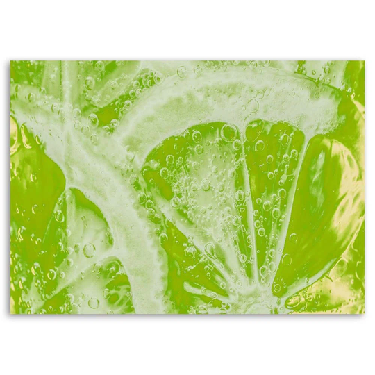 Canvas Print Lime In Green