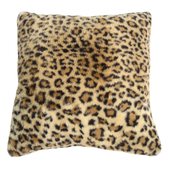 Coralia Leopard Animal Print Square Scatter Cushion Cover