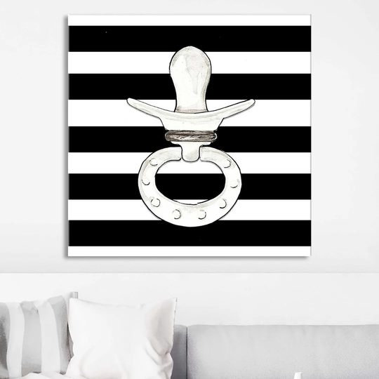 Pacified Black by Jodi - Wrapped Canvas Painting