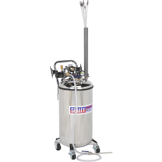 TP201 Fuel Tank Drainer 90L Stainless Steel - Sealey