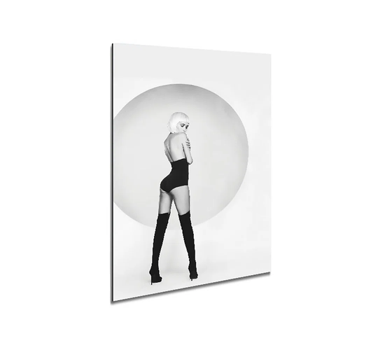 Blonde Sunrise Boots - Unframed Graphic Art on Metal