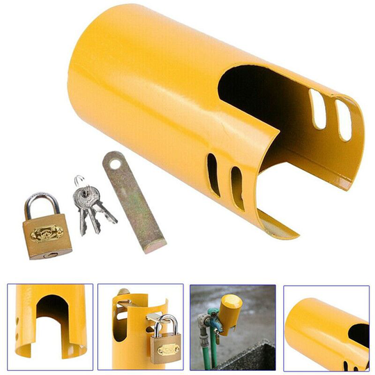 Anti-theft iron outdoor faucet lock multifunctional faucet protection cover