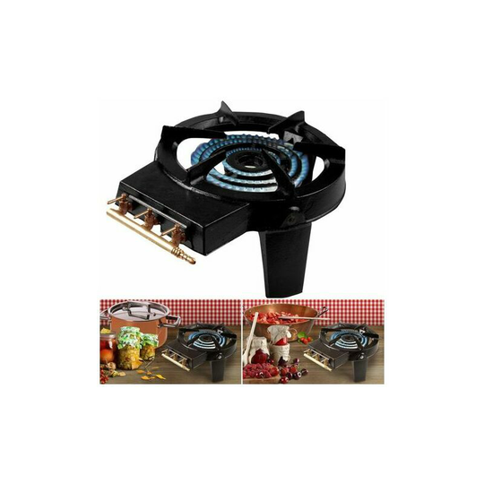 Cast iron stove 3 brass faucets