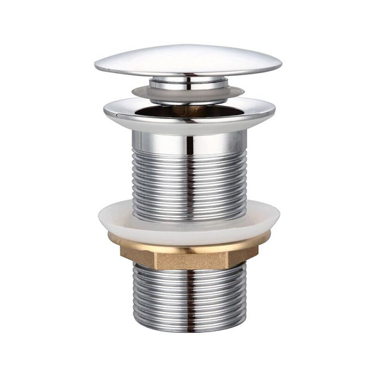 Bette Standard-G 1 ¼ Basin Waste without Overflow Universal Waste Drain Automatic Pop Up Waste for Chrome-Plated Copper Washbasin For basin without