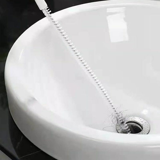 Drain Dredge Tool for Bathroom Kitchen Flexible Drain Unclogging Sewer Drain Cleaning BrushCleaning Brush2 Pieces