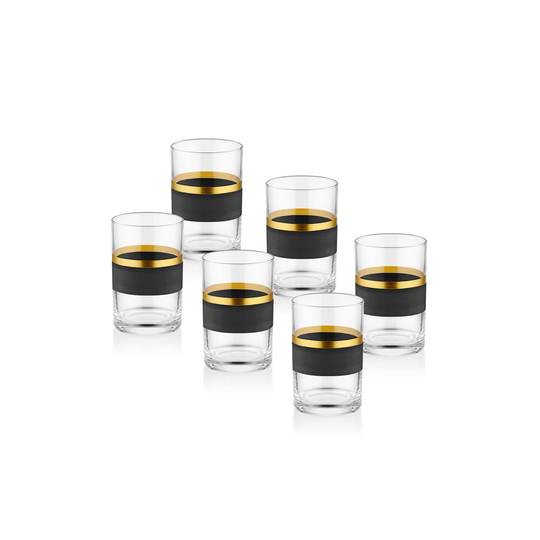 6 Piece Glow Coffee Glass Set
