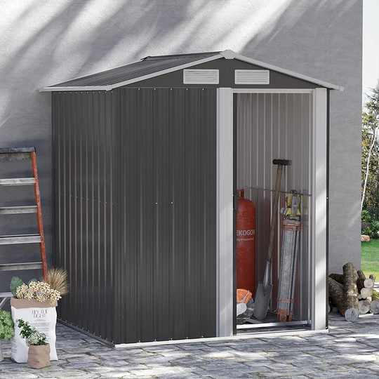 152 ft. W x 132 ft. D Plastic Tongue & Groove Dome Garden Shed