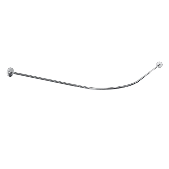 140cm Adjustable Curved Tension Shower Curtain Rail