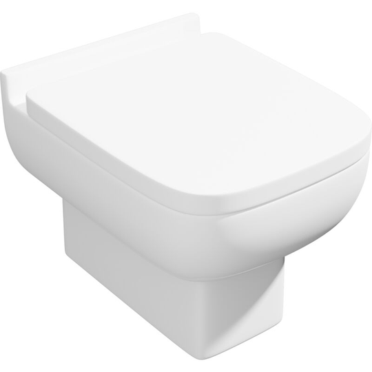 NRG - Back To Wall btw Toilet wc Pan Soft Close Seat Bathroom Ceramic White Modern