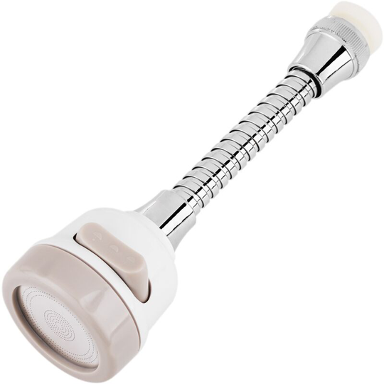Atomizing water aerator for 22mm or 24mm faucets with rotation 360º and 3 flow modes - Primematik