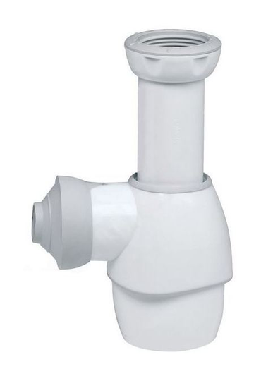 Universal All In One 32-43mm Push Fit Basin Sink Outlet Bottle Waste Trap