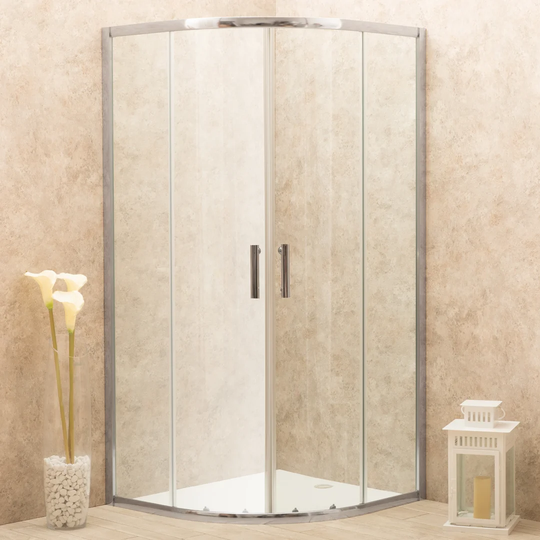 Appistoki Semi-Circular Quadrant Shower Enclosure - 1850 x 800 mm