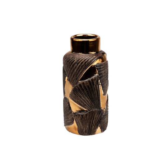 Wyton Antique Gold Ceramic Jar