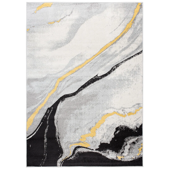 Gorou Flatweave Grey/Gold Rug