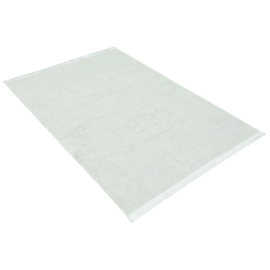 Symple Stuff Pittsburgh White Abstract Wool And Cotton Machine Made Area Rug