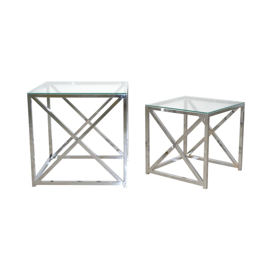 Nishank 2 Piece Nest of Tables