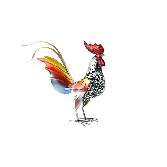 Lorcan Openwork Rooster Sculpture