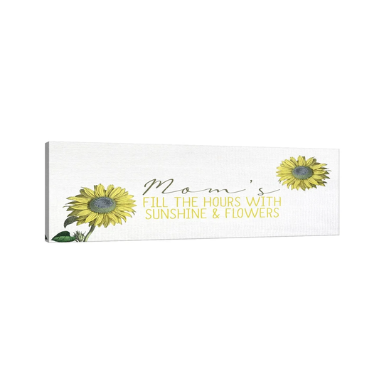 Moms Fill by Kimberly Allen - Wrapped Canvas Panoramic Typography