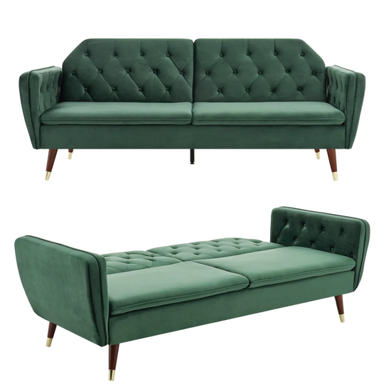 Linneus 3 Seater Clic Clac Sofa Bed