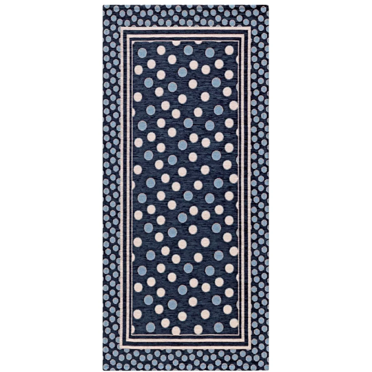 Livia Sphere Hooked Blue Rug