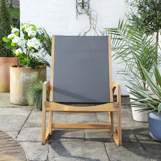 Outdoor Whittlesey Rocking Solid Wood Chair