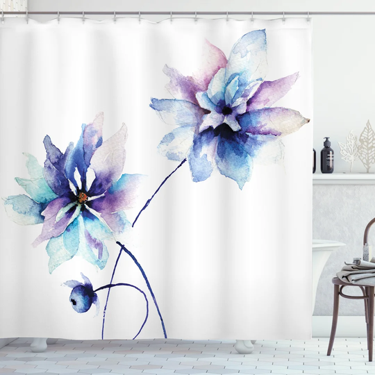 Ruskin Polyester Shower Curtain