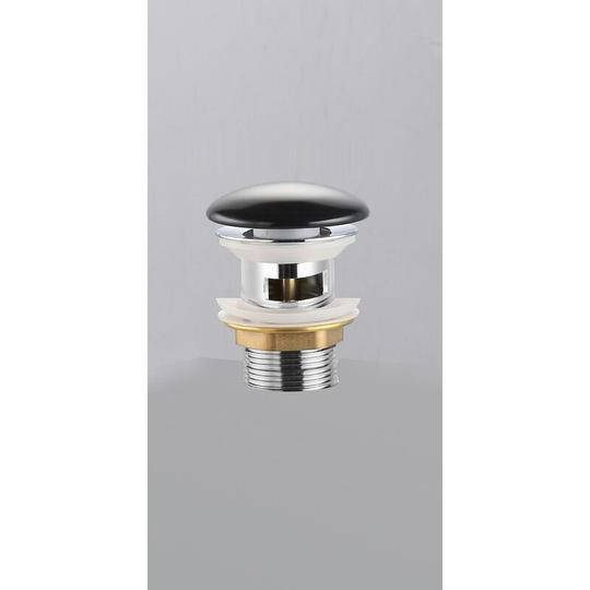 Swiss Aqua Technologies Infinitio 5/4' drain without overflow for washbasins and basins, matt black (pzatkabkm)