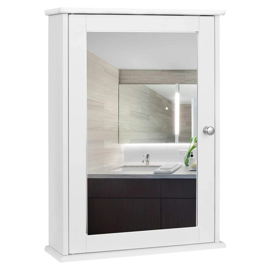 Elbing 42cm x 58cm Surface Mount Mirror Cabinet