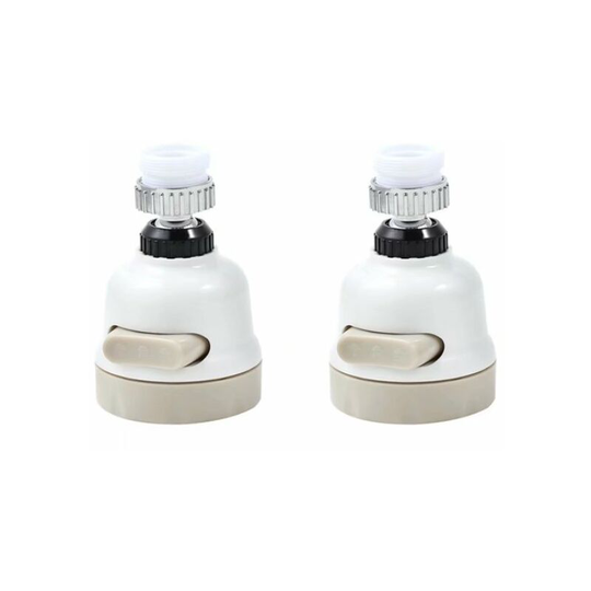Betterlife Set of 2 Kitchen Faucet Moving Heads, Aerator Water Saving Faucet Aerator Faucet 360 Rotation, Anti-Splash Faucet Nozzle with Filter