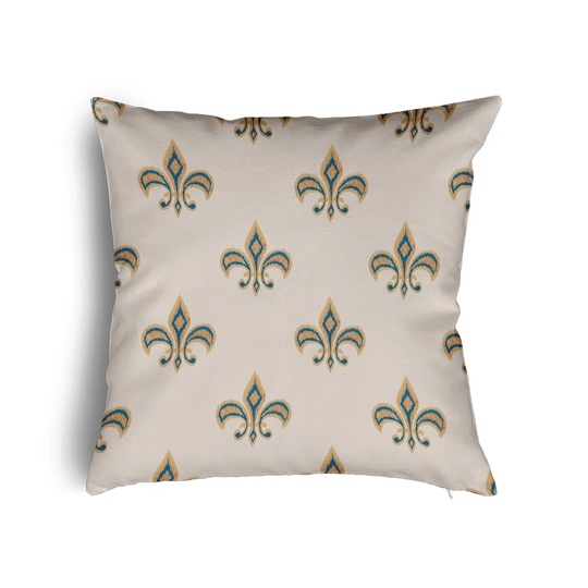 Fleur De Lis Decorative Scatter Cushion with Filling