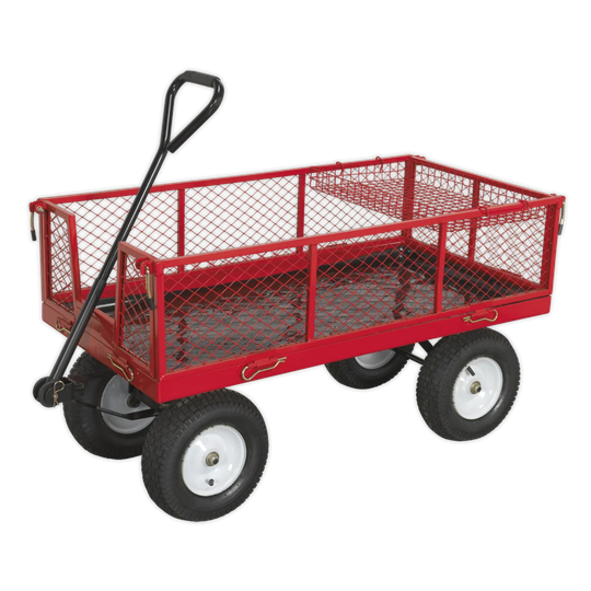 Stacia 65cm H x 12.3cm W x 64cm D Folding/Removable Sides Platform Trolley