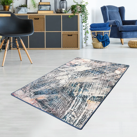 Carla Shaggy Blue/Grey Rug