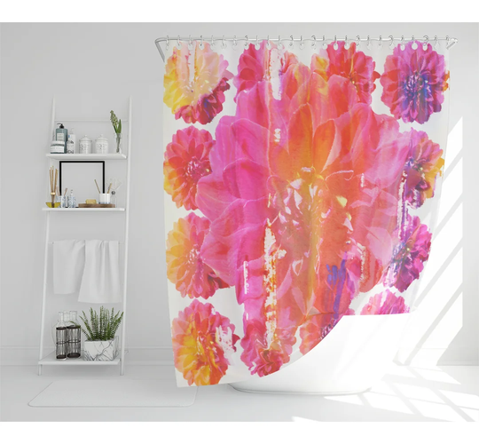 Dimcho Polyester Shower Curtain Set
