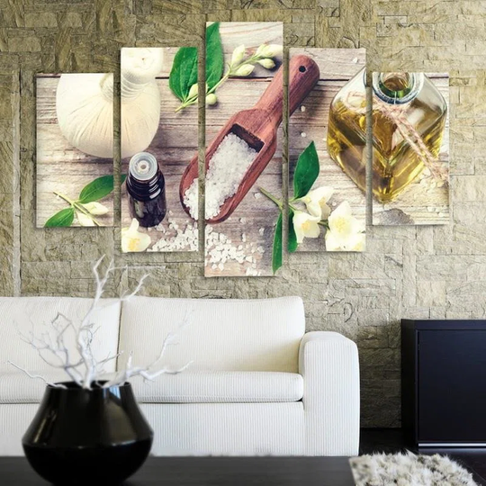 Canvas Print Herbs Spices