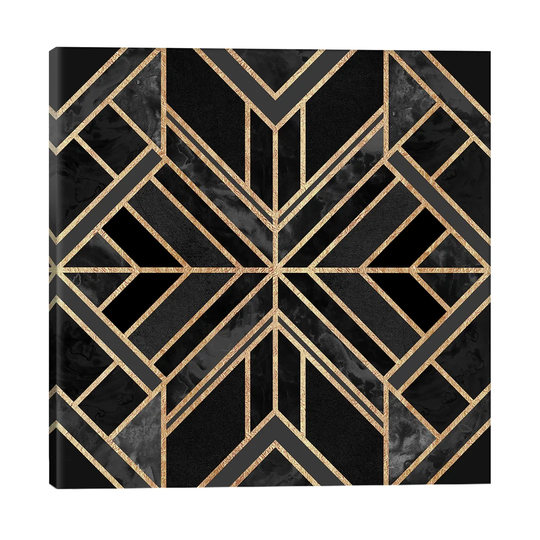 Black Marble Dream by Elisabeth Fredriksson - Wrapped Canvas Graphic Art Print